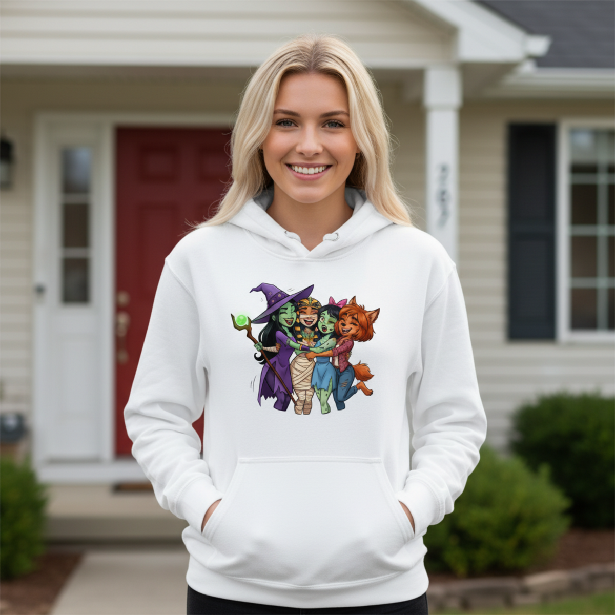 Halloween babes hoodie