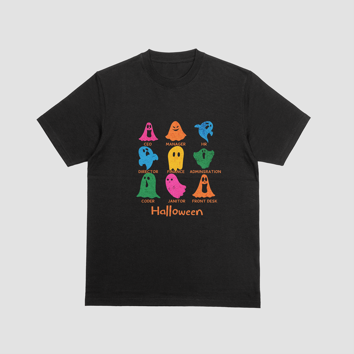Ghost co-workers t-shirt