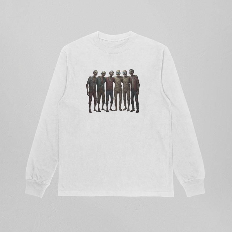 Halloween group photo sweatshirt