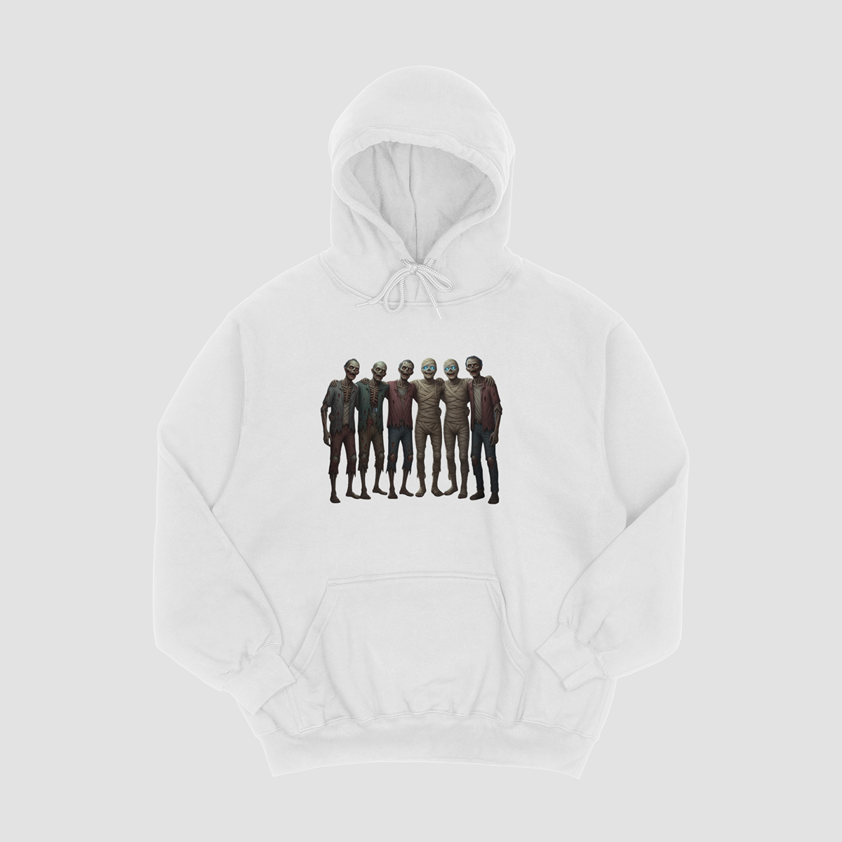 Halloween group photo hoodie