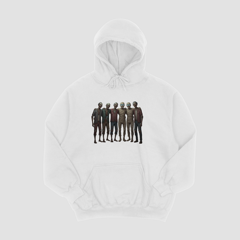 Halloween group photo hoodie