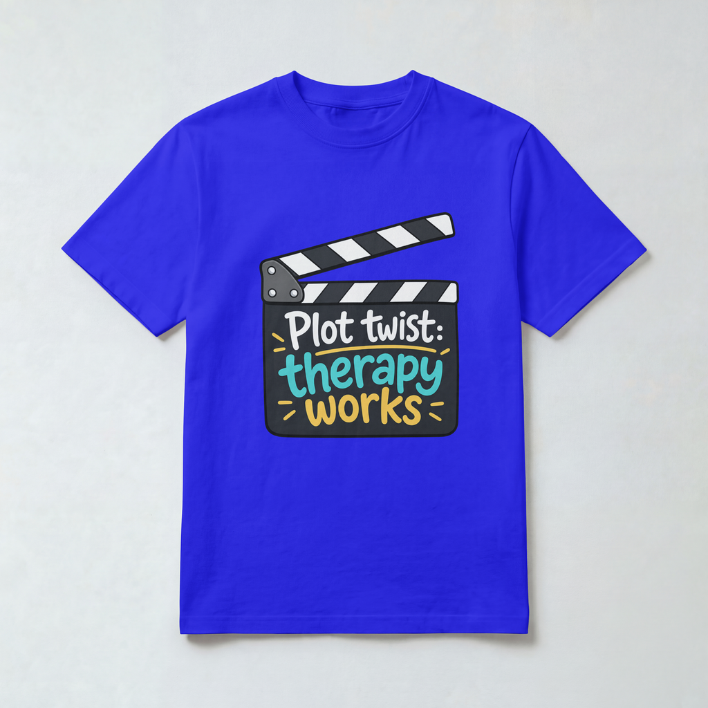 Plot twist: therapy works t-shirt
