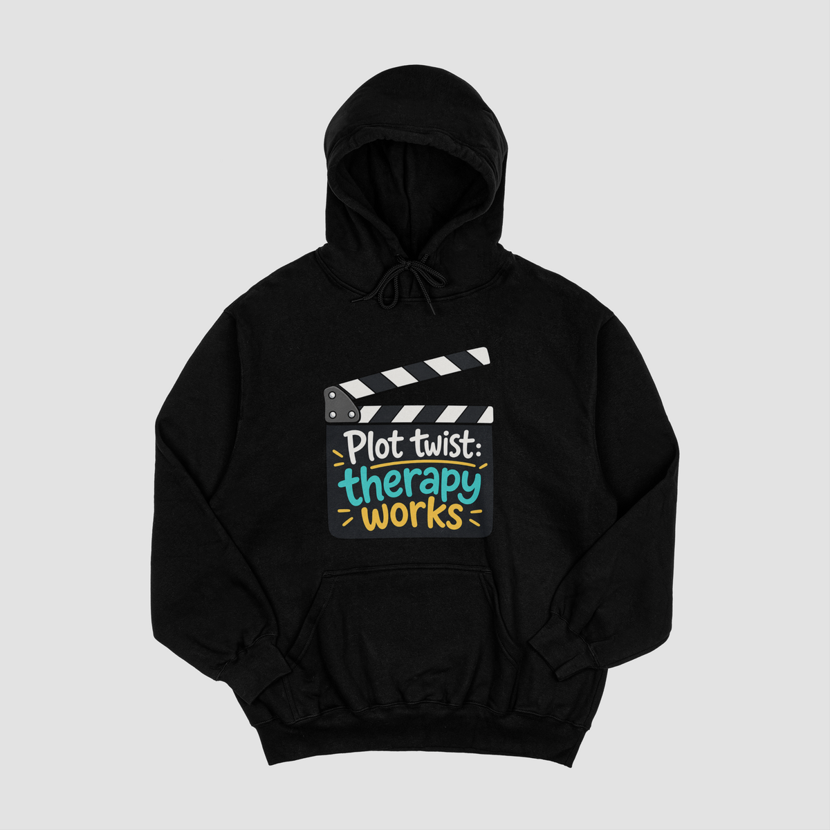 Plot twist: therapy works hoodie