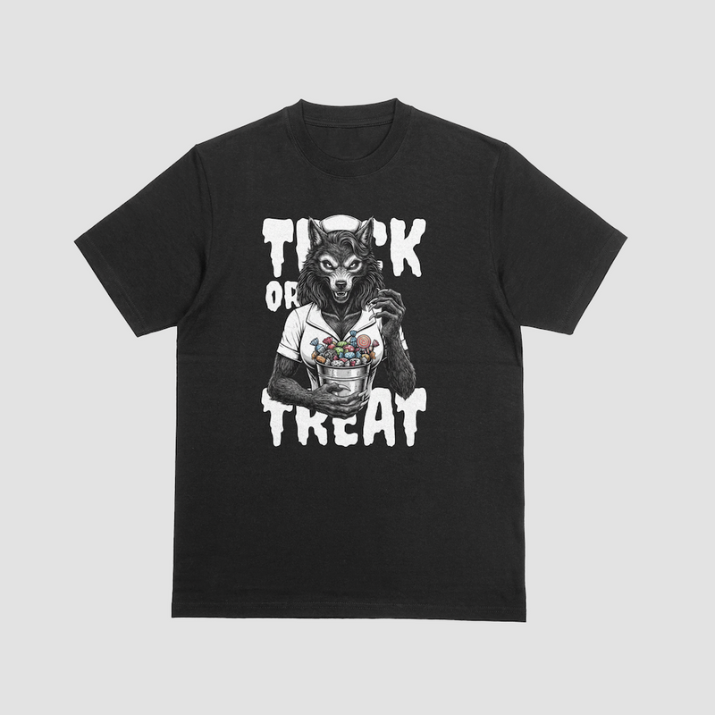 Trick or treat t-shirt (werewolf)
